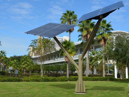 Solar Tree Installation at the Orange County Convention Center