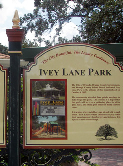 Ivey Lane Park