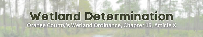 Wetland Determination banner