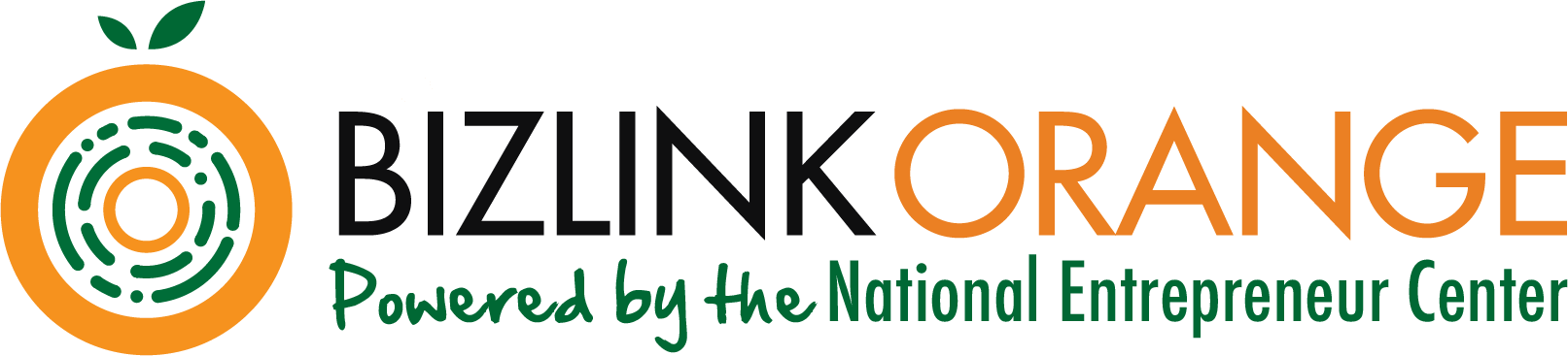 Logotipo - BizLink Orange - Desarrollado por el Centro Empresarial Nacional
