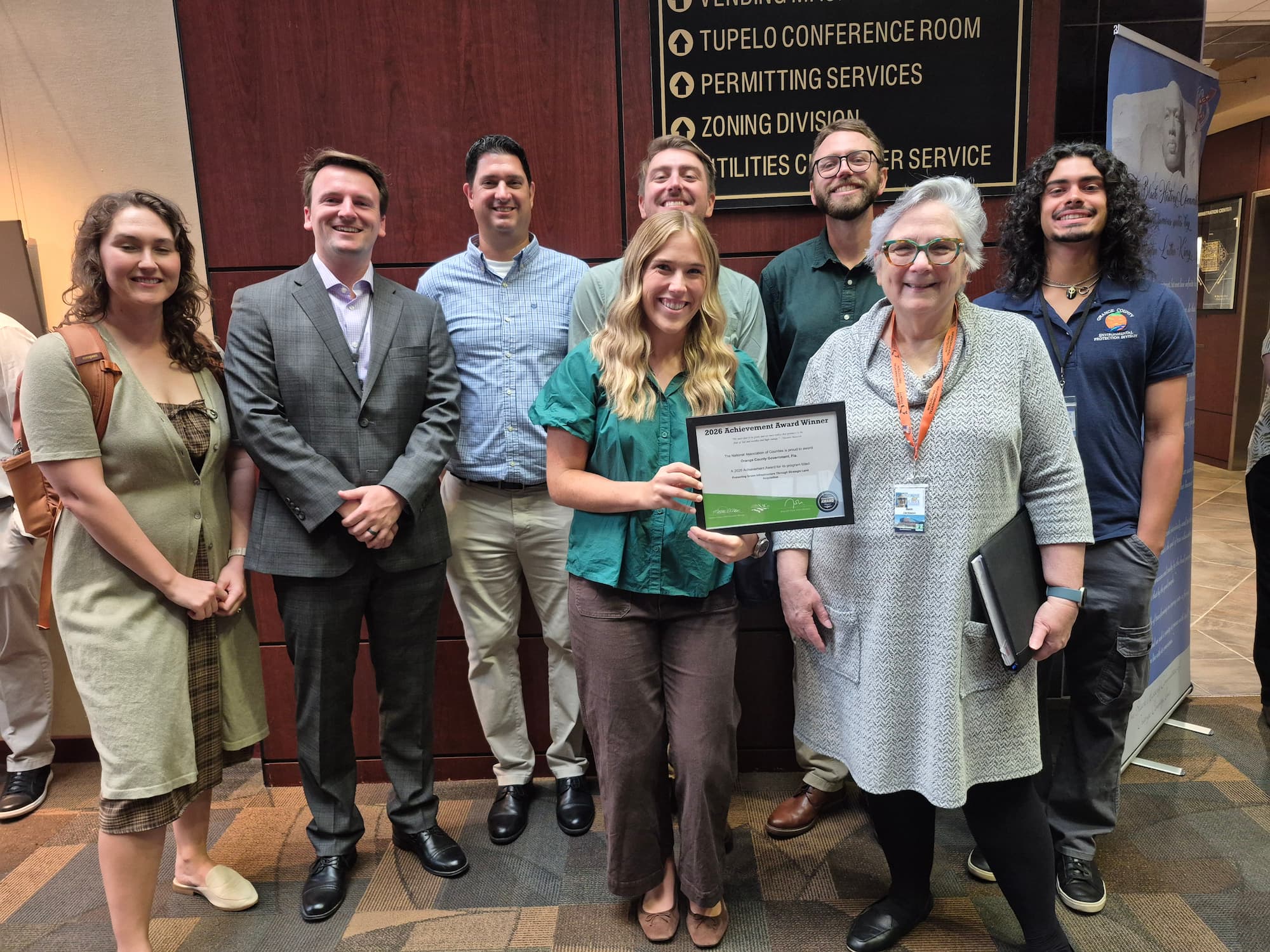 Photo of Green PLACE receiving 2026 National Achievement Award