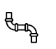 Ícono de tubería de agua