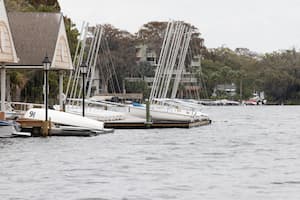 Photo of a dock at a lake