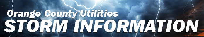 Orange County Utilities Storm Information